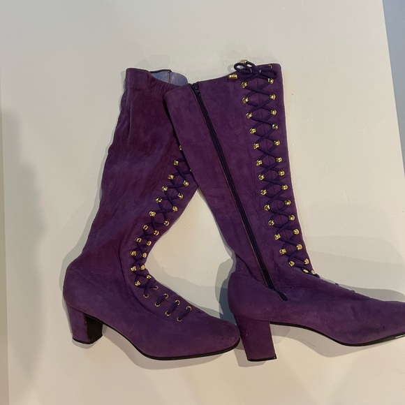Shoes - Vintage 1970s Suede Boots